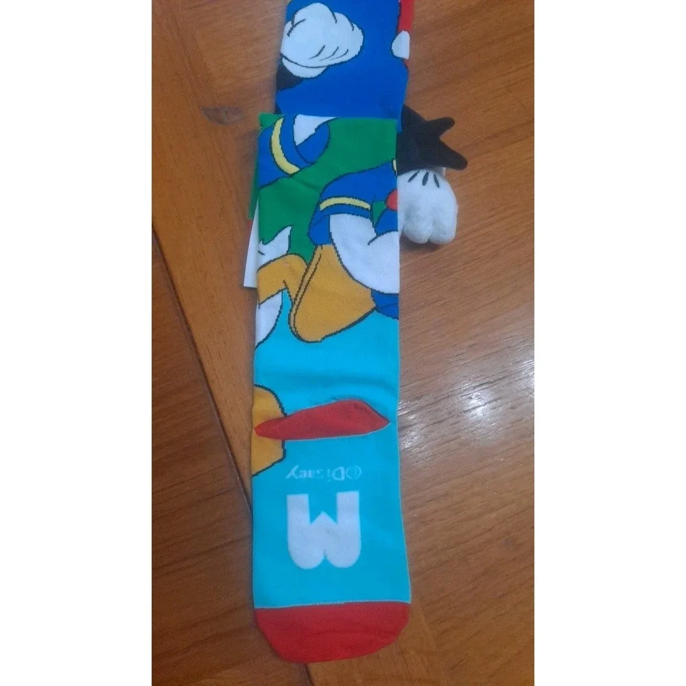 NWT Jioiwa Disney Mickey Mouse‎ Donald Duck Children's Knee High Socks